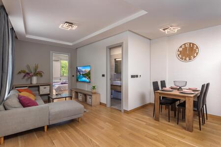Living and dining room