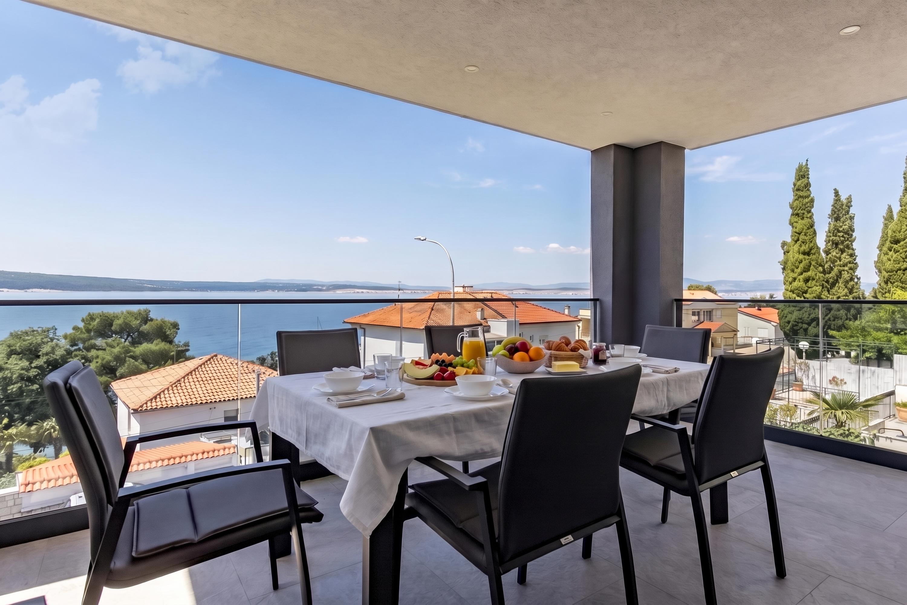 Ferienhaus in Crikvenica (Kroatien) und 1 Hund erlaubt