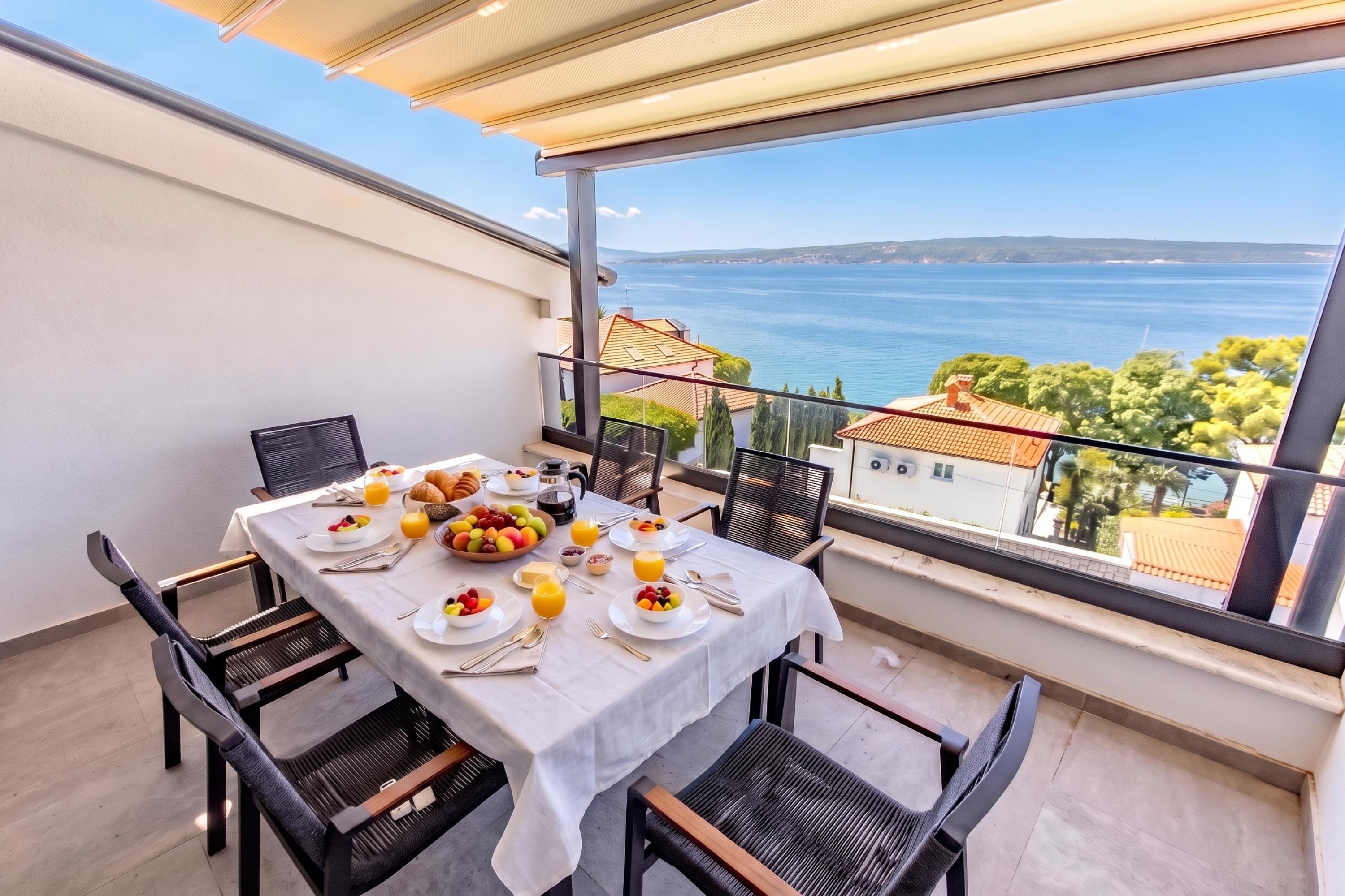 Ferienhaus in Crikvenica (Kroatien) und 1 Hund erlaubt