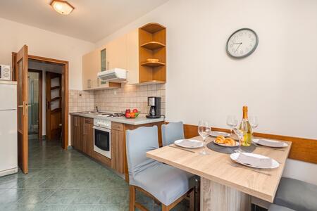 Kitchen and dining area