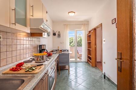 Kitchen and dining area