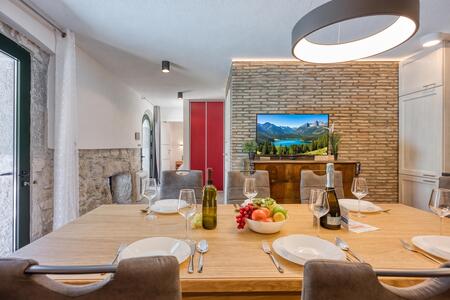 Kitchen and dining area