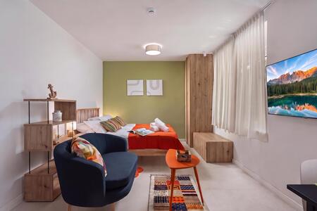 Living and dining room