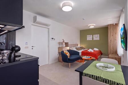 Living and dining room