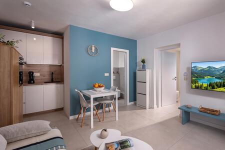 Living and dining room