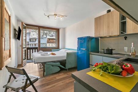 Living and dining room