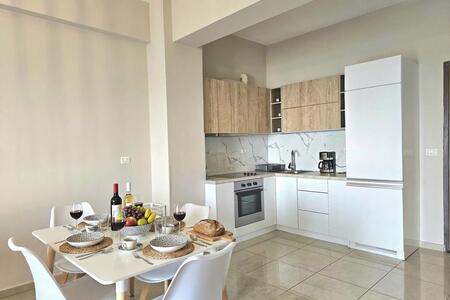 Kitchen and dining area