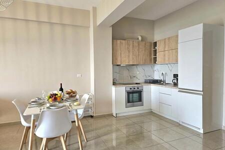 Kitchen and dining area