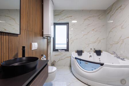 Bathroom with bathtub