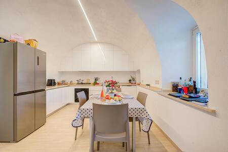 Kitchen and dining area