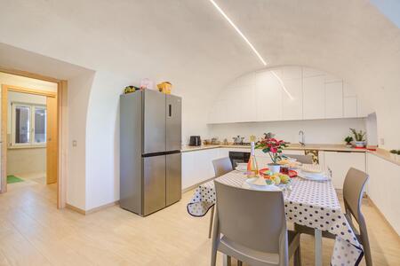 Kitchen and dining area