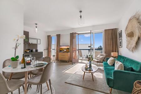 Living and dining room