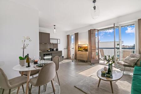 Living and dining room