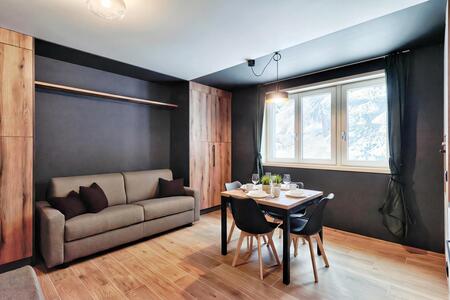 Living and dining room