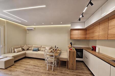 Living and dining room