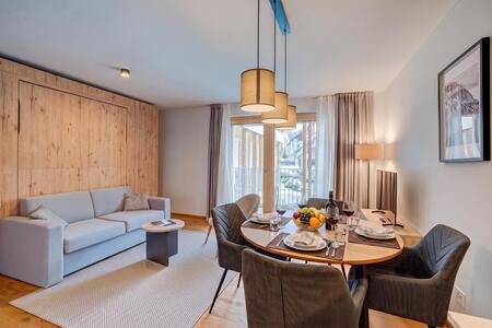 Living and dining room