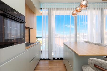 Kitchen and dining area