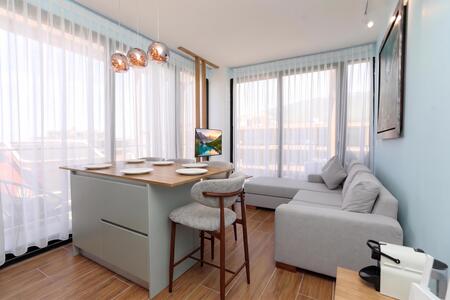 Living and dining room