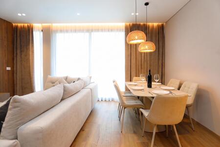 Living and dining room