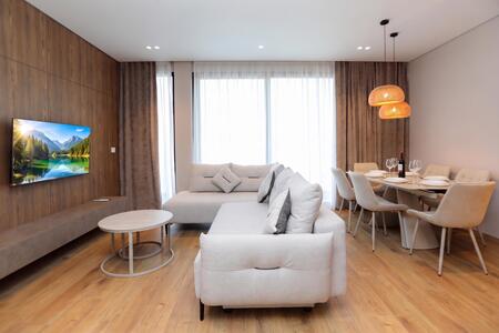 Living and dining room