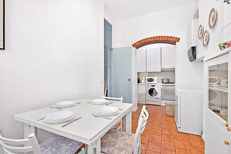 Kitchen and dining area