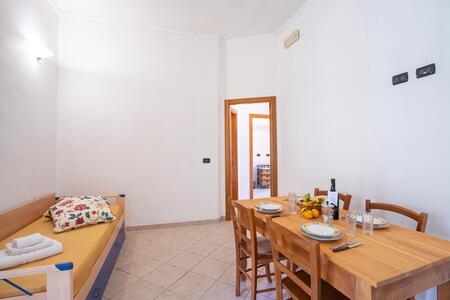 Kitchen and dining area
