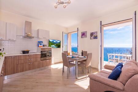 Kitchen and dining area