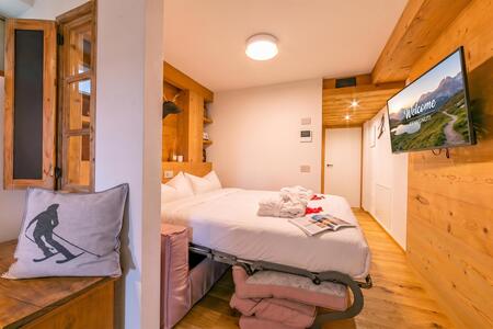 Divano letto (zona notte per monolocale)