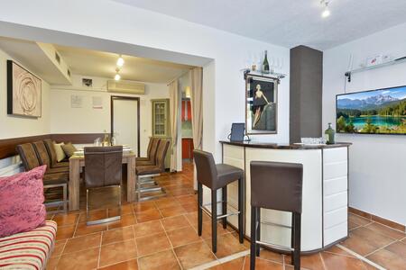 Living and dining room