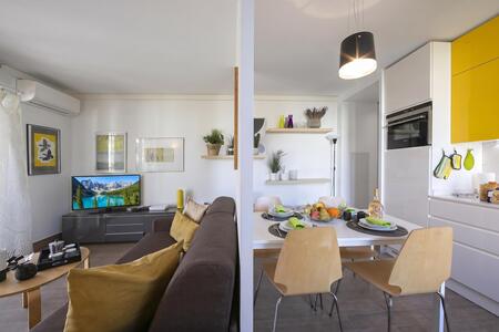 Living and dining room