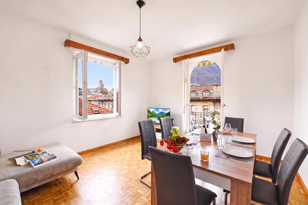 Living and dining room
