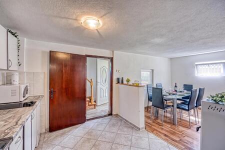 Kitchen and dining area