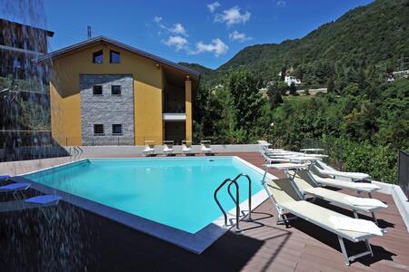 Piscine partagée