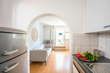Kitchen and dining area