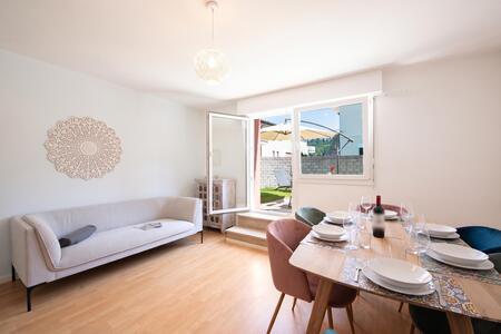 Living and dining room