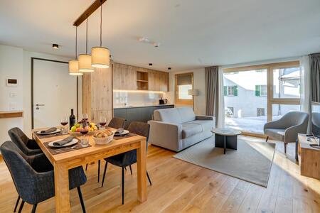 Living and dining room